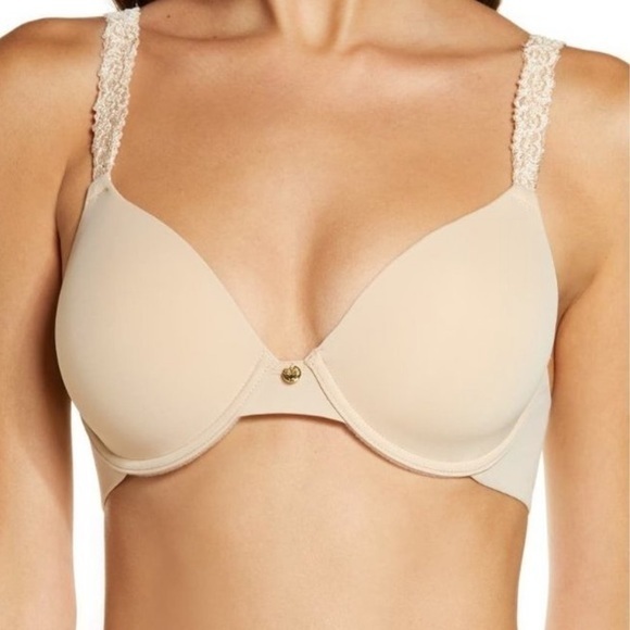 NATORI‎ Rose Dream Custom Coverage UW T-Shirt Bra Hazelnut Cafe 34DDD - Picture 4 of 9